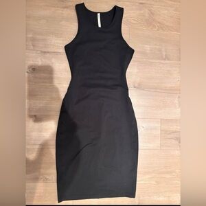 Babaton Black Midi Tank Dress